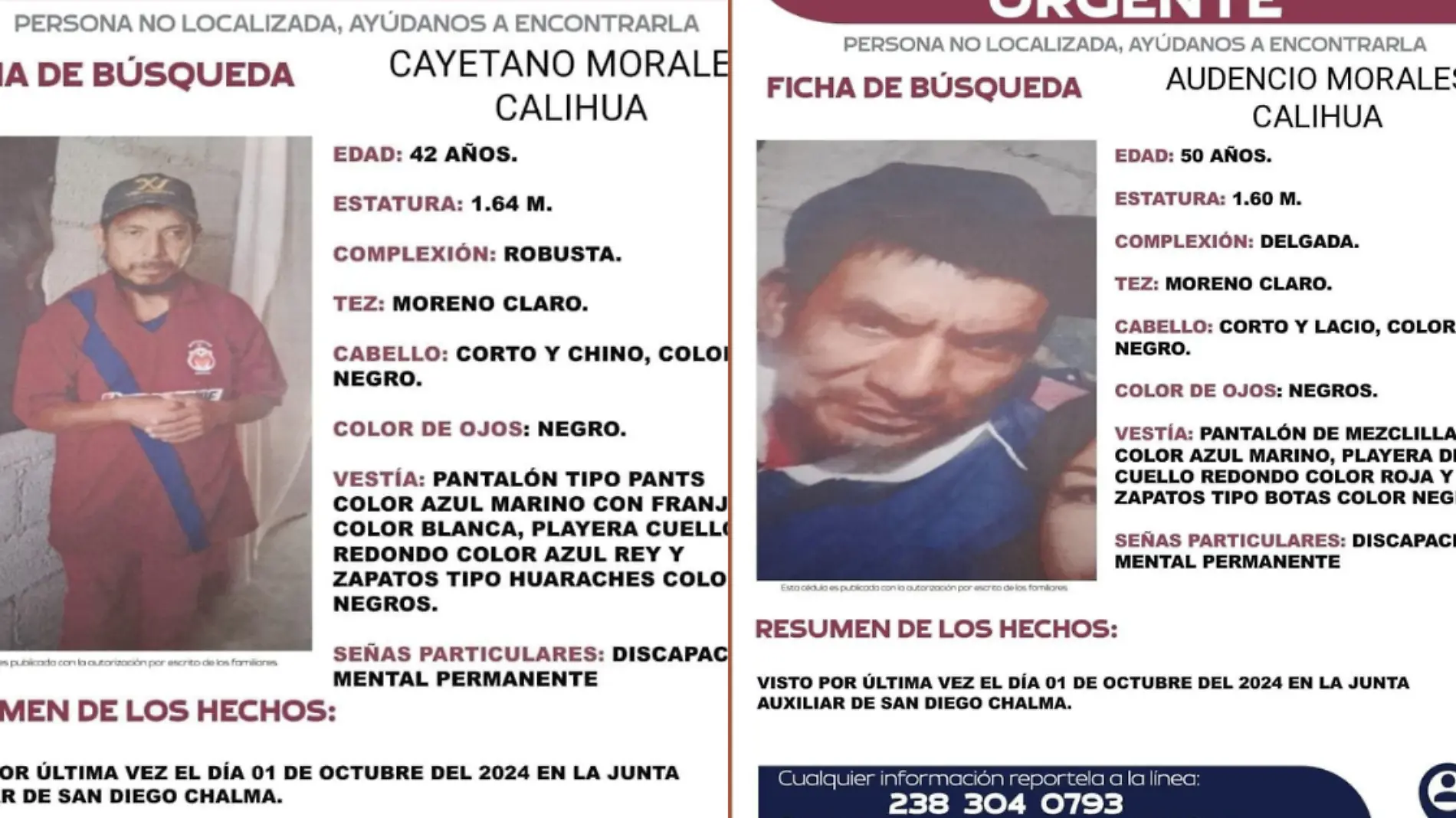 Buscan a hermanos desaparecidos en San Diego Chalma